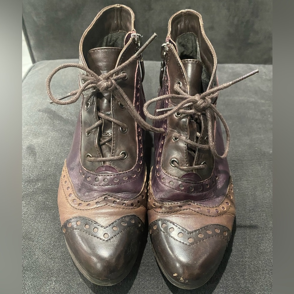 Spring Step Heroic zip up booties US5.5 EURO36